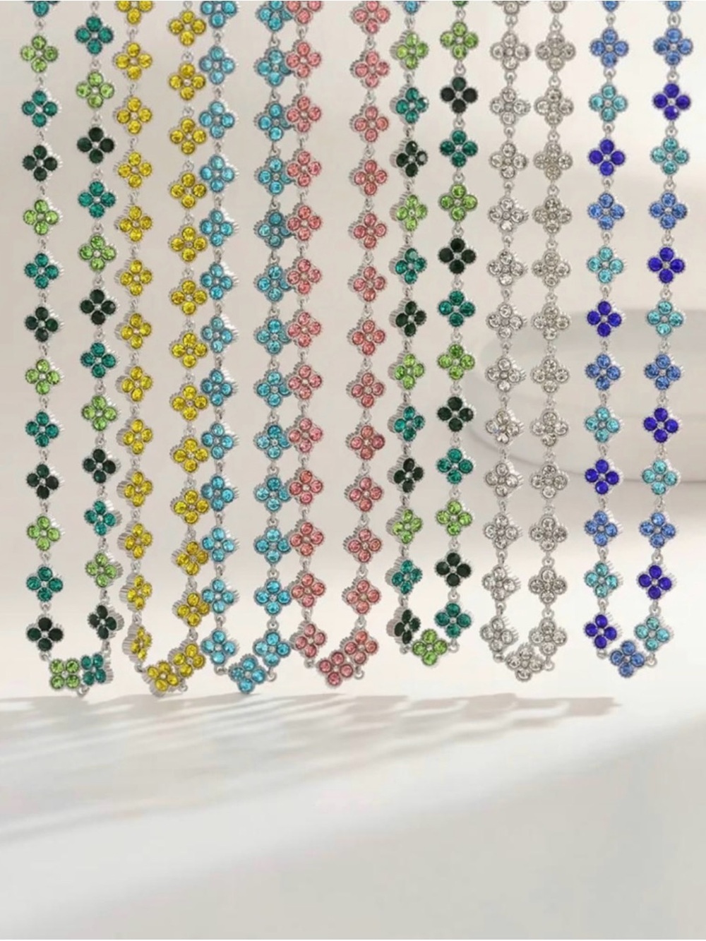 Clover Crystal Necklace NWT Pick 1